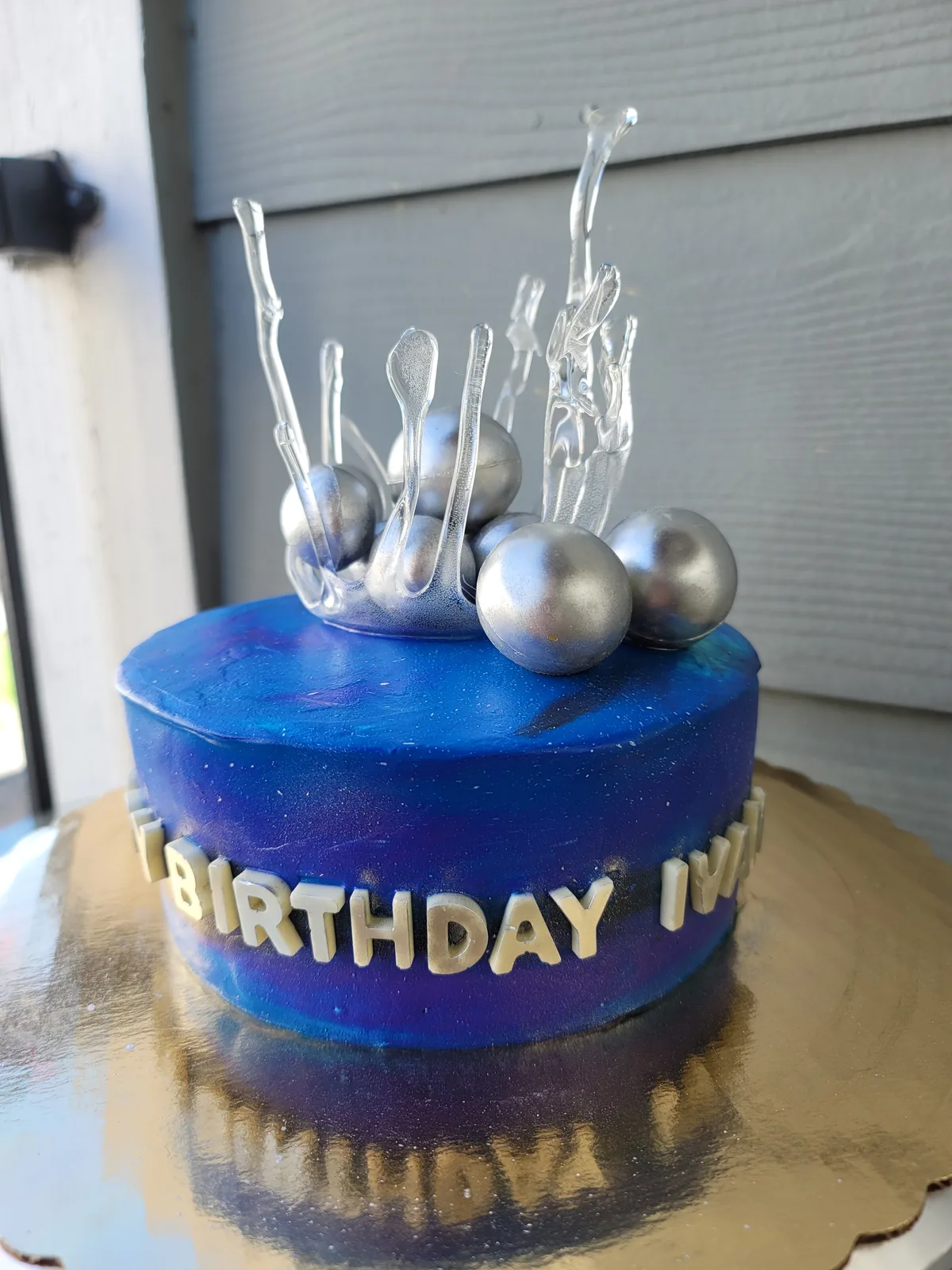 Custom decorated cake example