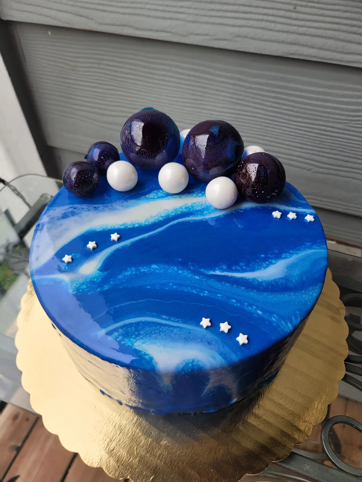 Custom decorated cake example