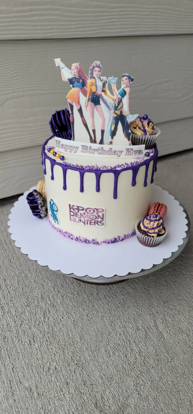 Custom decorated cake example