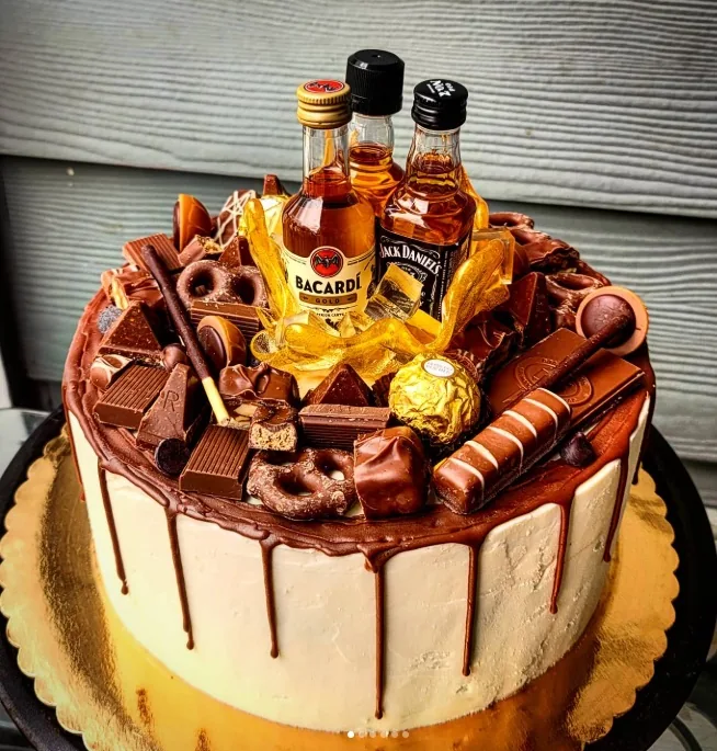 Custom decorated cake example