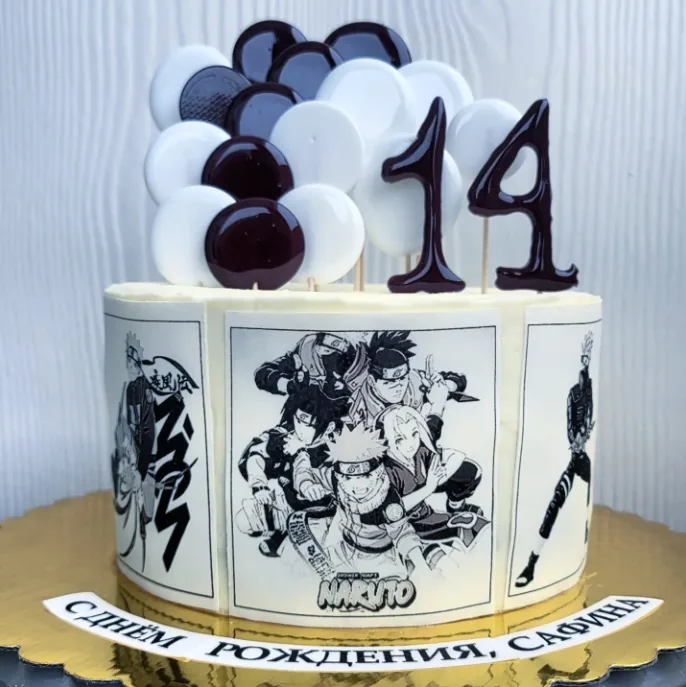 Custom decorated cake example