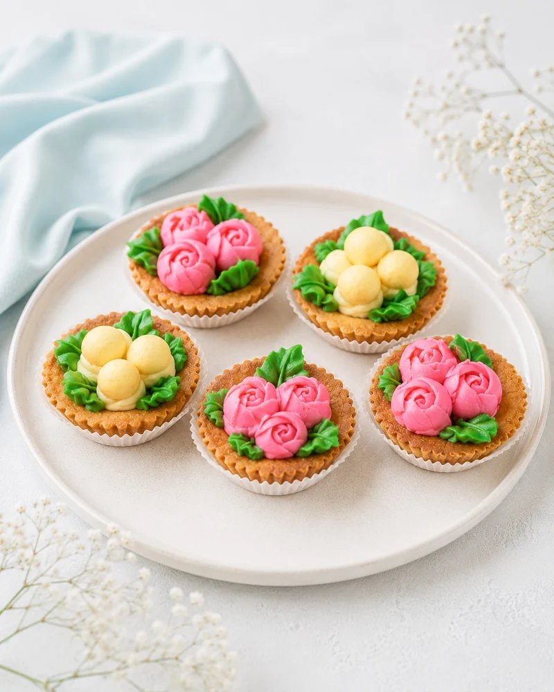 Buttercream Shortbread Tarts