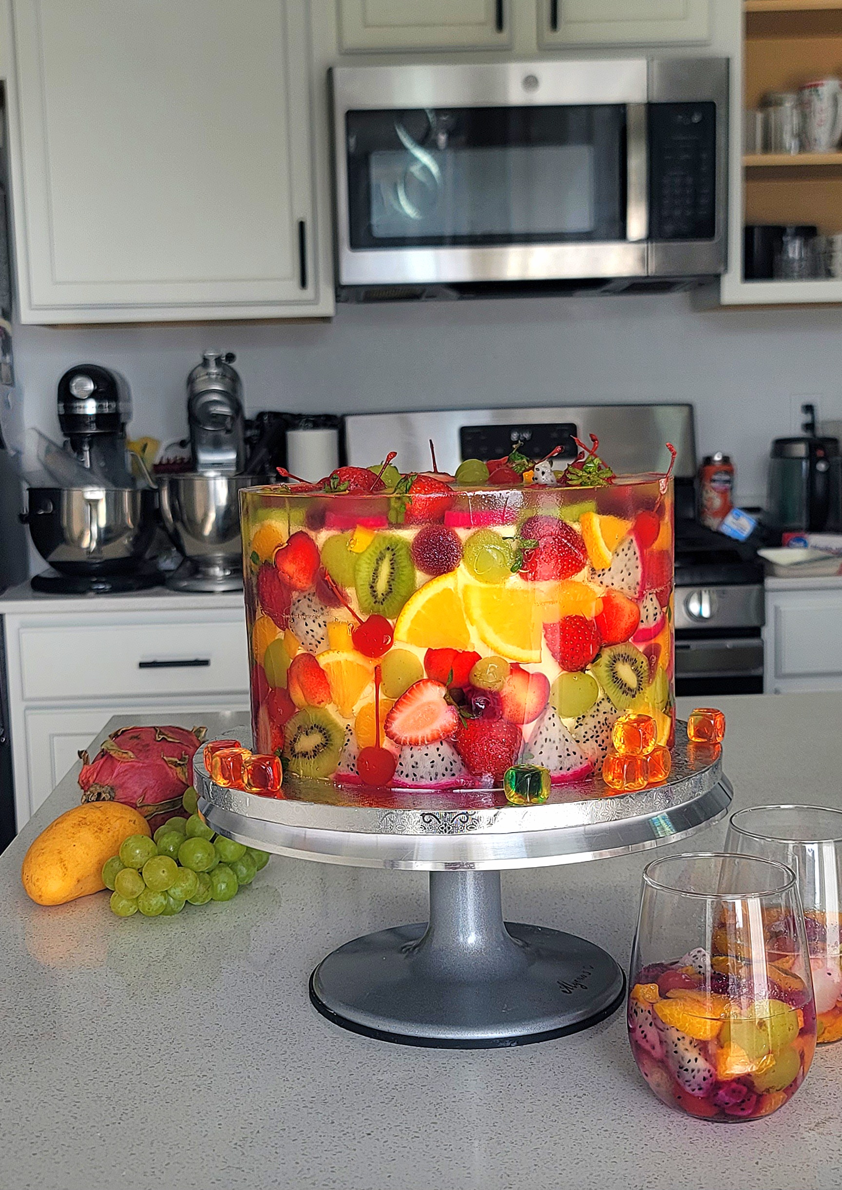 Juicy Fruit and Jelly Cake
